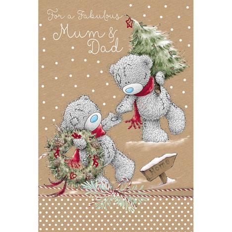 Fabulous Mum & Dad Me to You Bear Christmas Card £3.59